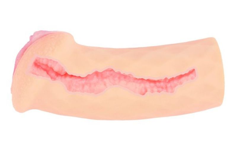 Мастурбатор двухслойный Kokos Elegance 007 реалистичный из киберкожи, бежевый вид 6