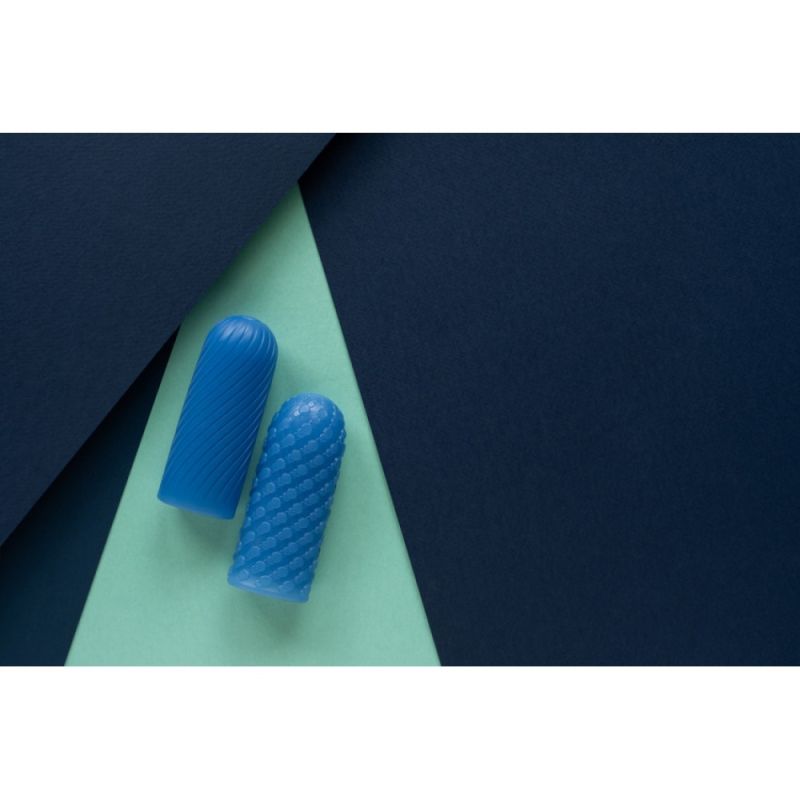 Мастурбатор-міні двосторонній синій Arcwave Ghost On Counter з чохлом для зберігання вид 9