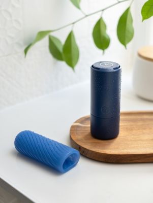 Мастурбатор-мини двусторонний синий Arcwave Ghost On Counter с чехлом для хранения