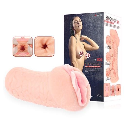 Мастурбатор KOKOS Elegance 003 двухслойный вид 2