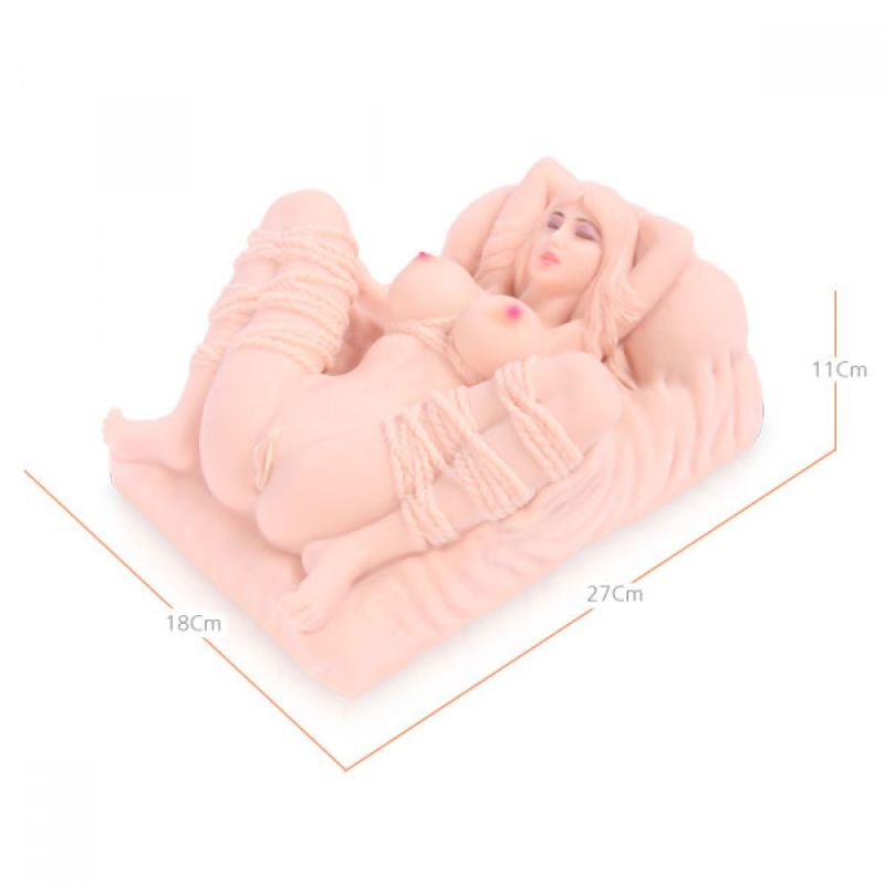 Мастурбатор лялька з вібрацією Kokos Erica вид 8