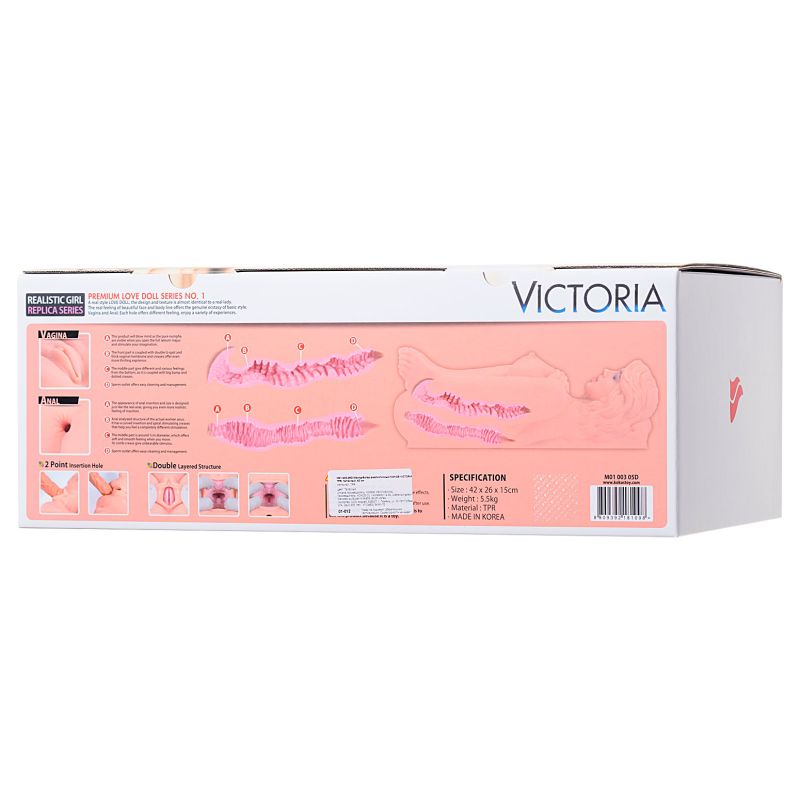 Мастурбатор лялька з вібрацією Kokos Victoria вид 18