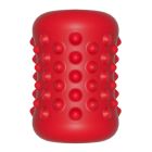 Мастурбатор нереалистичный с вибрацией Orctan красно-черный вид 9