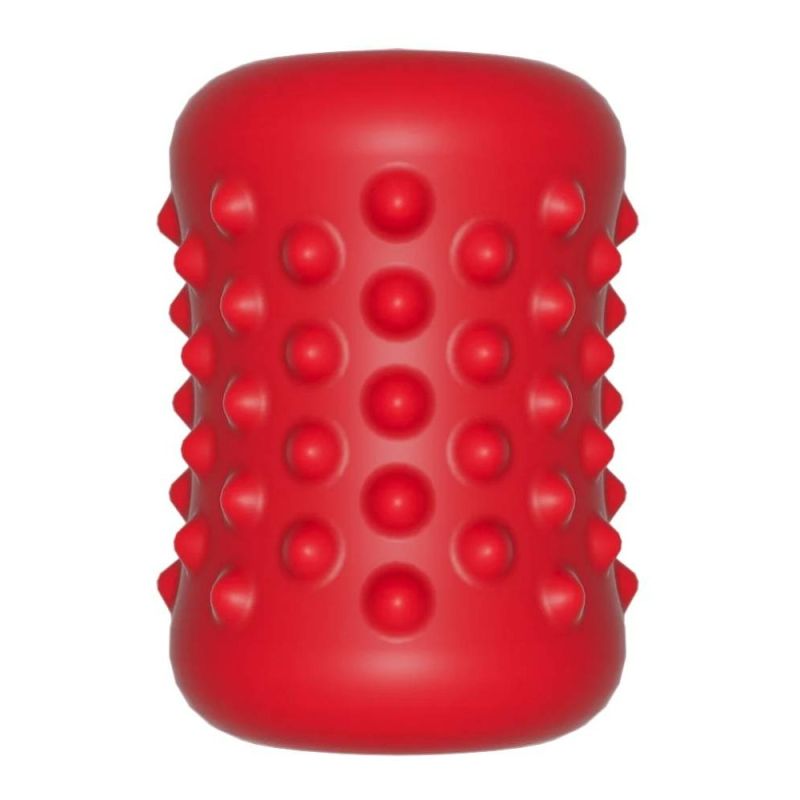 Мастурбатор нереалистичный с вибрацией Orctan красно-черный вид 9