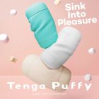 Мастурбатор нереалістичний Tenga Puffy Latte Brown, рельєфний, бежевий вид 7