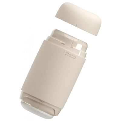 Мастурбатор нереалистичный Tenga Puffy Latte Brown, рельефный, бежевый.
