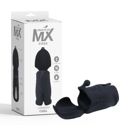 Мастурбатор с вибрацией Chisa MX Piper, черный