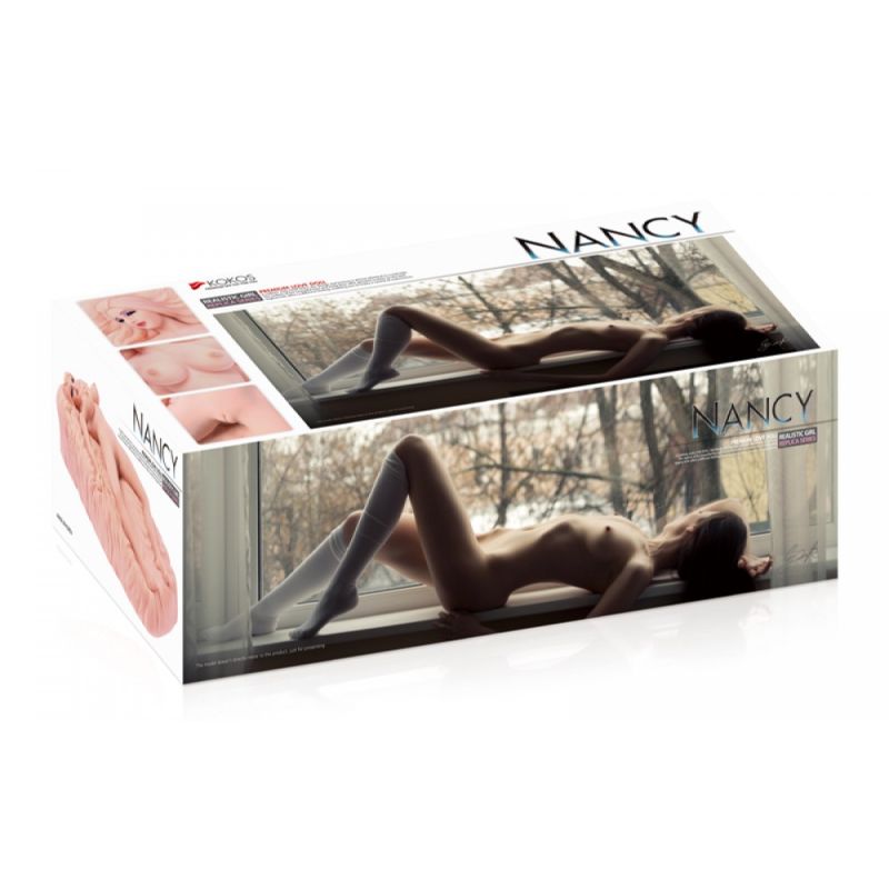 Мастурбатор реалистичный кукла с вибрацией Kokos Nancy, киберкожа вид 13