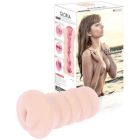 Мастурбатор реалістичний з вібрацією Kokos Gloria, двошаровий, кібершкіра, 18.5 х 8.5 см вид 3