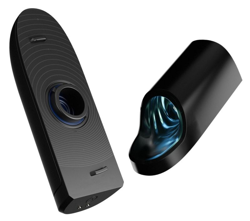 Мастурбатор с пульсацией Arcwave Ion 2 в комплекте с чехлом, черный вид 5