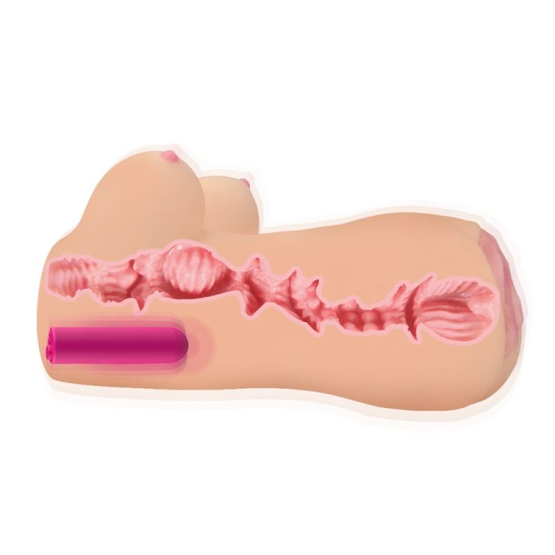 Мастурбатор с вибропулей Kokos Clara OnaHole, киберкожа вид 5