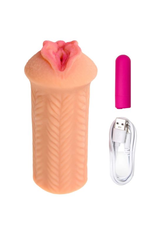 Мастурбатор з вібрацією Kokos Elegance 004 16см вид 6