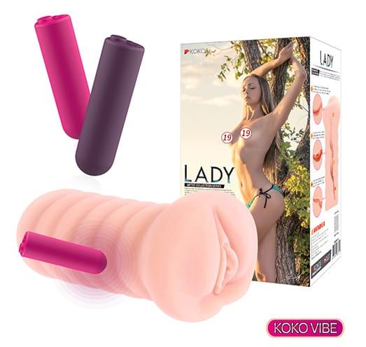Мастурбатор с вибрацией Вагина Kokos Lady вид 3