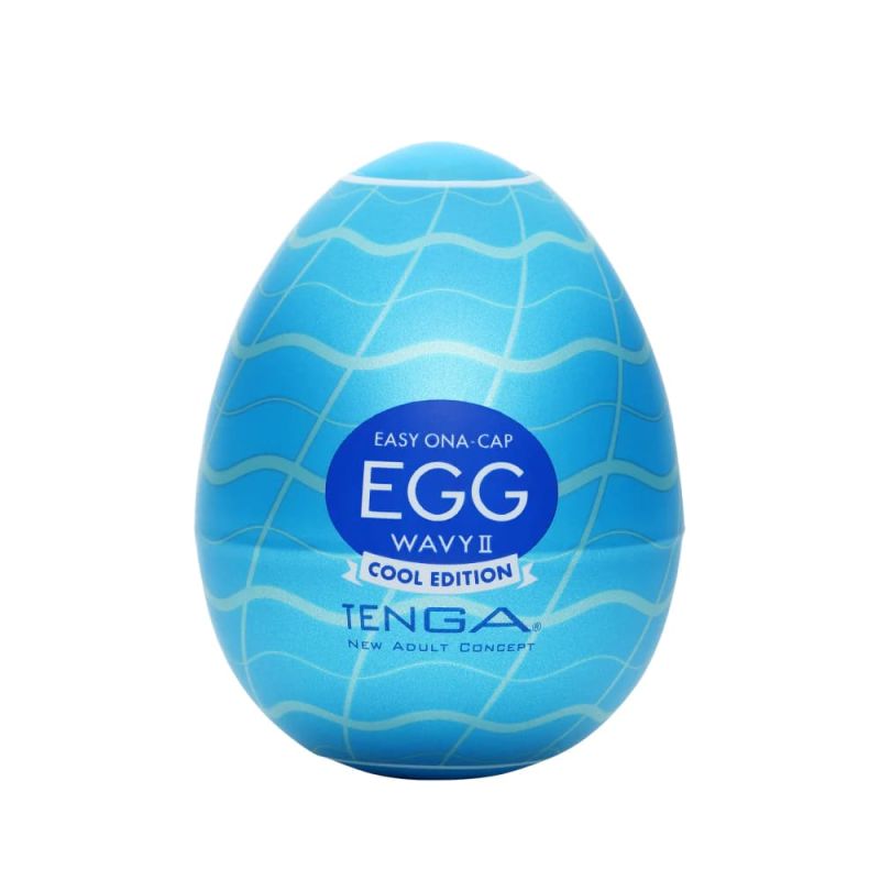 Мастурбатор TENGA EGG WAVY II COOL EDITION вид 2