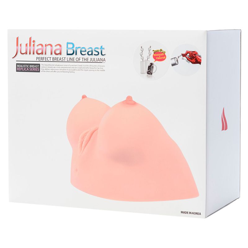 Мастурбатор в форме груди Kokos Juliana Breast с вибрацией вид 17