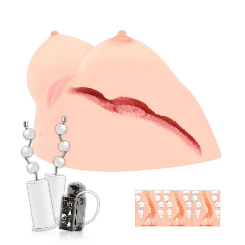 Мастурбатор в форме груди Kokos Juliana Breast с вибрацией вид 2