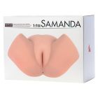 Мастурбатор Вагина и анус двухслойная Kokos Samanda вид 3