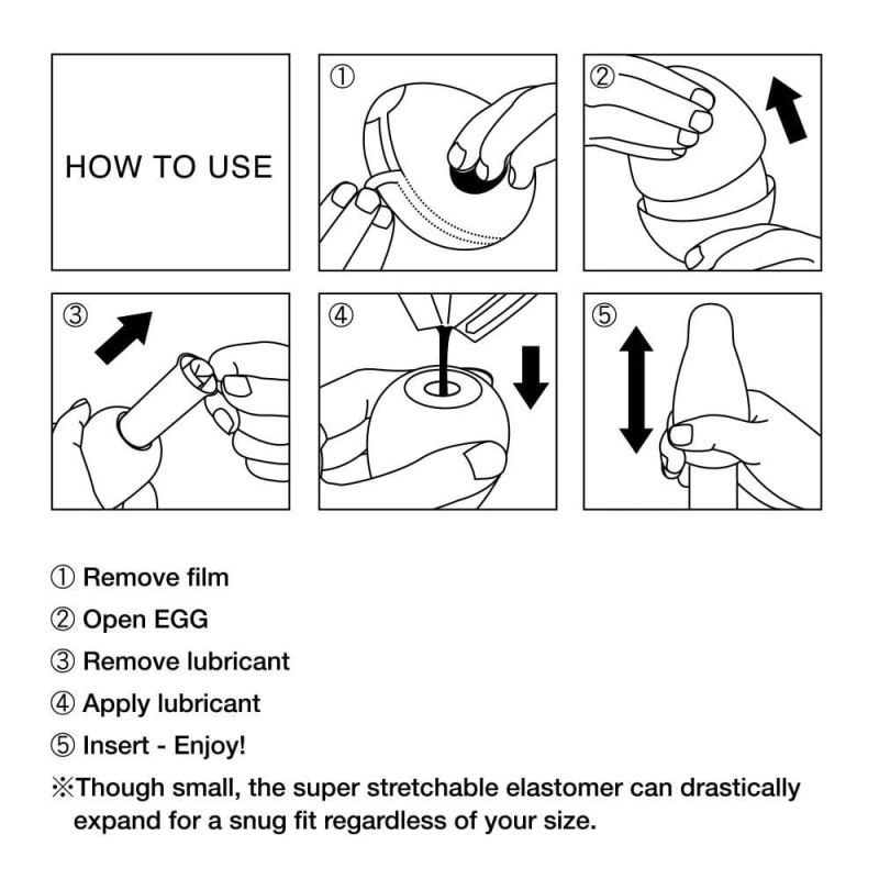 Мастурбатор яйце TENGA EGG RING вид 3