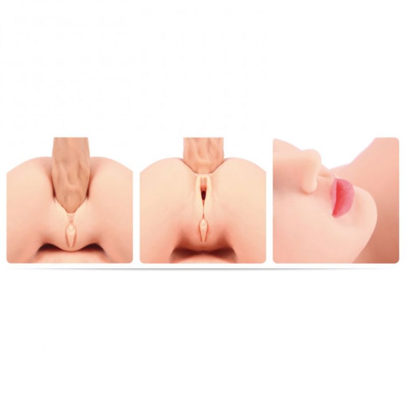 Мастурбатор кукла киберкожа три отверстия Kokos Valentina вид 7