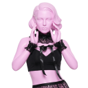 Наручники кружевные OhMyG! Handcuffs Paris черные