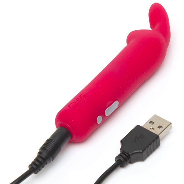 Міні вібратор Happy Rabbit Rechargeable Bullet Pink вид 4