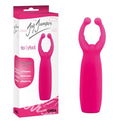 Міні вібратор кліторальний Chisa Joy Jumper Hollyhock, рожевий