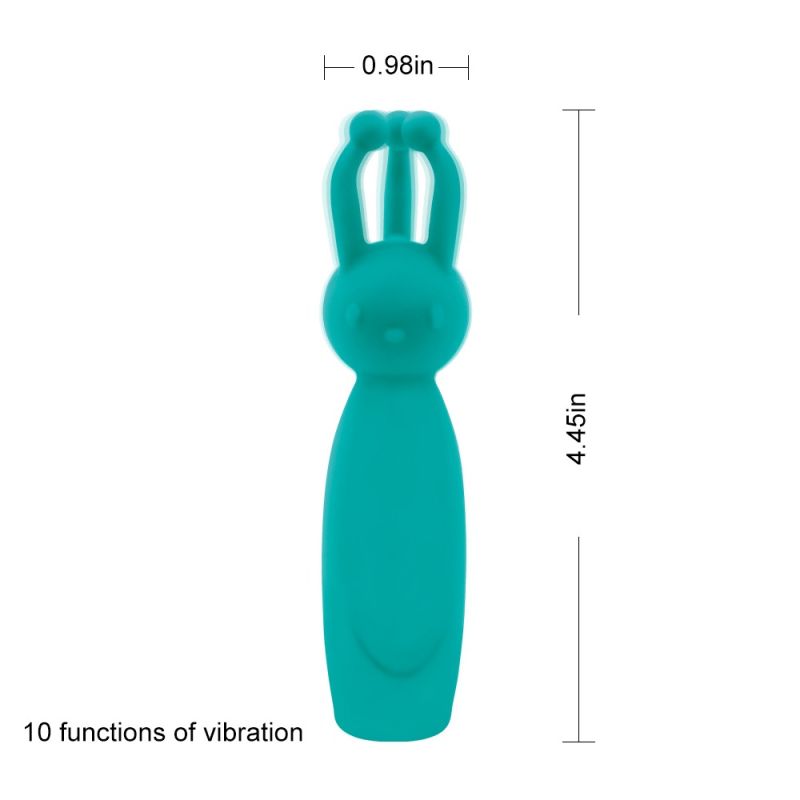 Мини вибратор клиторальный Chisa Joy Jumper Maranta, бирюзовый вид 3