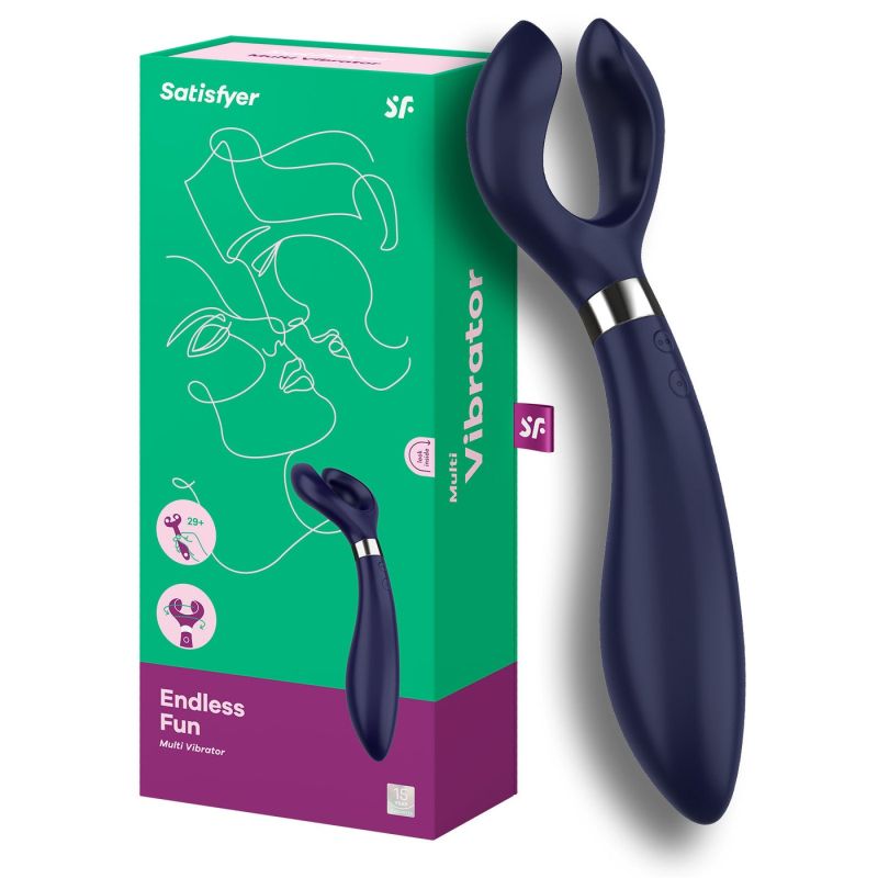 Багатофункціональний вібратор Satisfyer Endless Fun Multi, синій вид 2