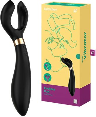 Багатофункціональний вібратор Satisfyer Endless Fun, чорний