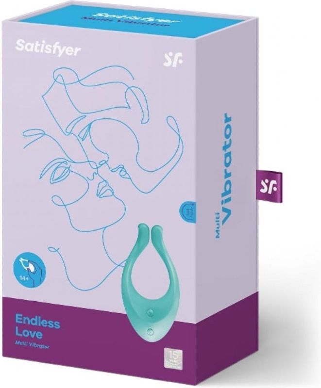 Мультивібратор для пар Satisfyer Partner Endless Love бірюзовий вид 12