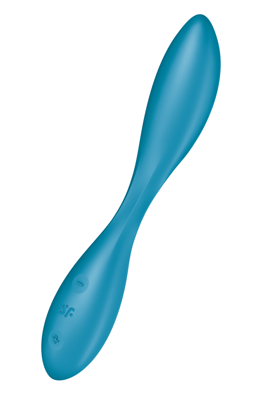Мульти вібратор універсальний SATISFYER G-SPOT FLEX 1 блакитний вид 2