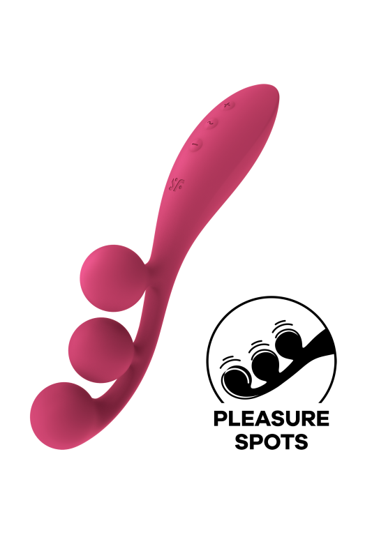 Мультивібратор Satisfyer Tri Ball 1 з трьома моторами, рожевий вид 3
