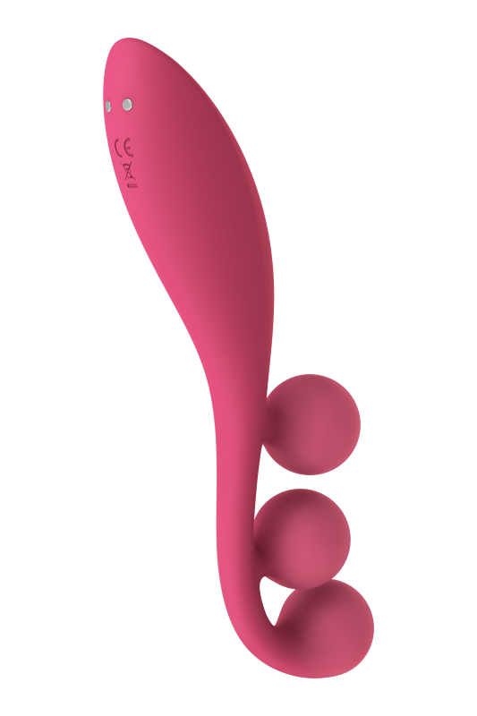 Мультивібратор Satisfyer Tri Ball 1 з трьома моторами, рожевий вид 5