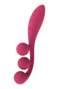 Мультивібратор Satisfyer Tri Ball 1 з трьома моторами, рожевий