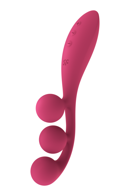 Мультивібратор Satisfyer Tri Ball 1 з трьома моторами, рожевий вид 2