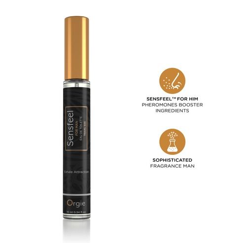 Мужская туалетная вода Orgie SENSFEEL + афродизиак, эффективная феромон-технология, 10 мл вид 4