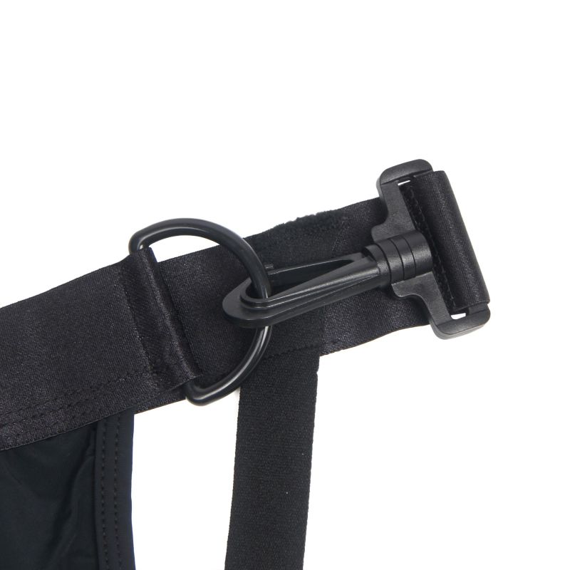 Мужской топ с длинным рукавом Star Night и трусы с открытым доступом, черные, S вид 9