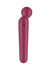 Мікрофон Satisfyer Planet Wand-er для масажу та точкової стимуляції ерогенних зон, бордовий вид 2