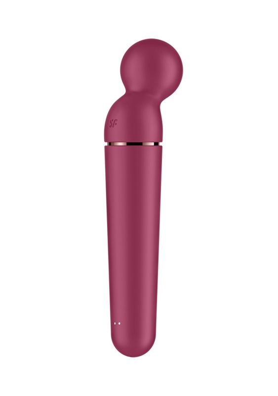 Мікрофон Satisfyer Planet Wand-er для масажу та точкової стимуляції ерогенних зон, бордовий вид 2