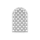 Міні мастурбатор нереалістичний Tenga Pocket Block Edge, з рельєфом, білий вид 5