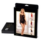 Міні-сукня з пензликами та вирізами Star Night та трусики, чорна, М вид 10