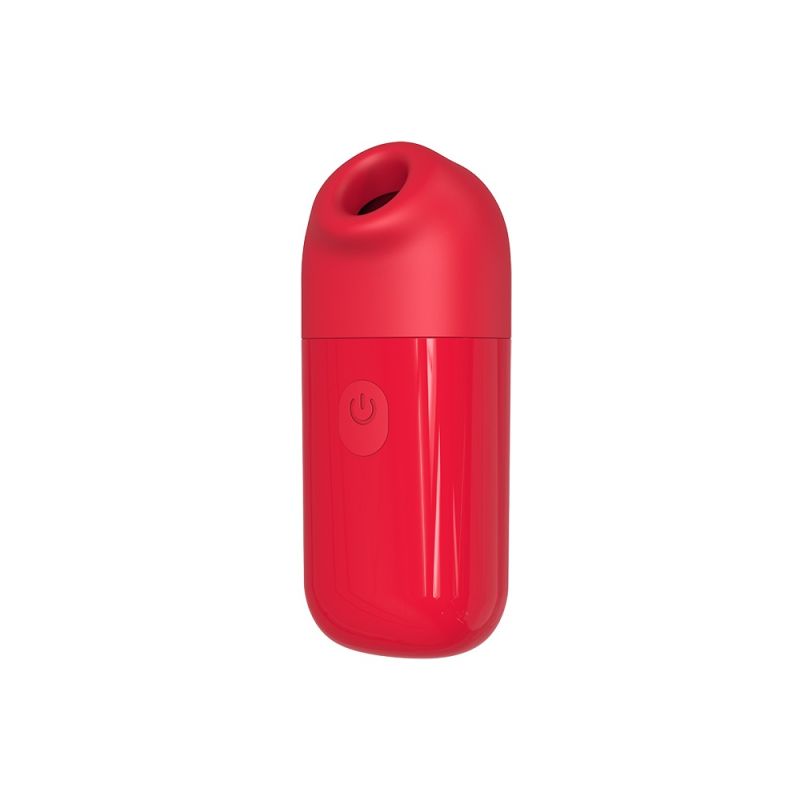 Мини вибратор Chisa 69 ECSTASY Marker Pen с вакуумной стимуляцией клитора, красный вид 5