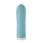 Мини-вибратор для клитора рельефный Sweet Em Velvet Lure, 10 режимов вибрации, голубой вид 2