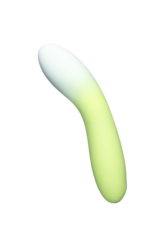 Мини вибратор для точки G Every Night Toys с цветным светодиодом, зеленый градиент вид 3