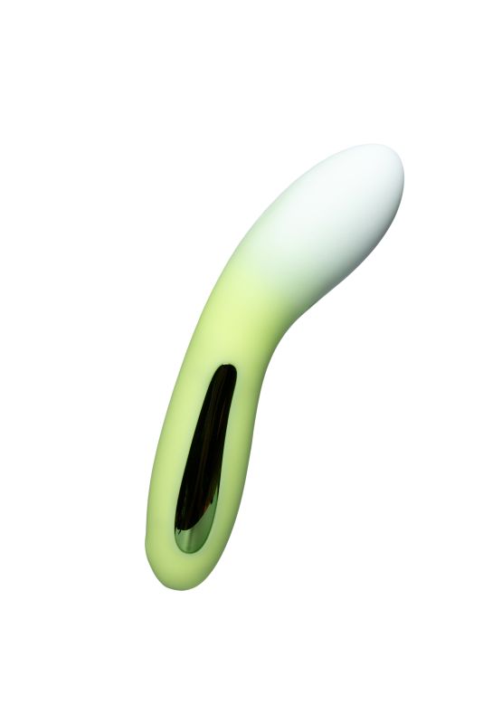 Мини вибратор для точки G Every Night Toys с цветным светодиодом, зеленый градиент вид 2