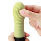 Міні вібратор нереалістичний Zen Iroha Tenga, медичний силікон, хакі вид 4