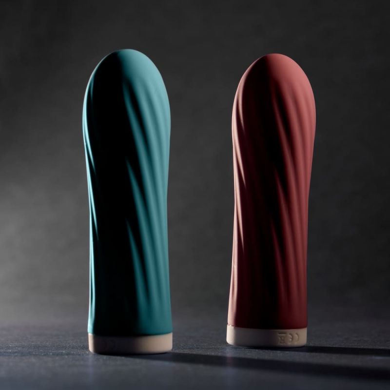 Міні-вібратор рельєфний Sweet Em Velvet Lure, рожевий вид 8