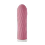 Міні-вібратор рельєфний Sweet Em Velvet Lure, рожевий