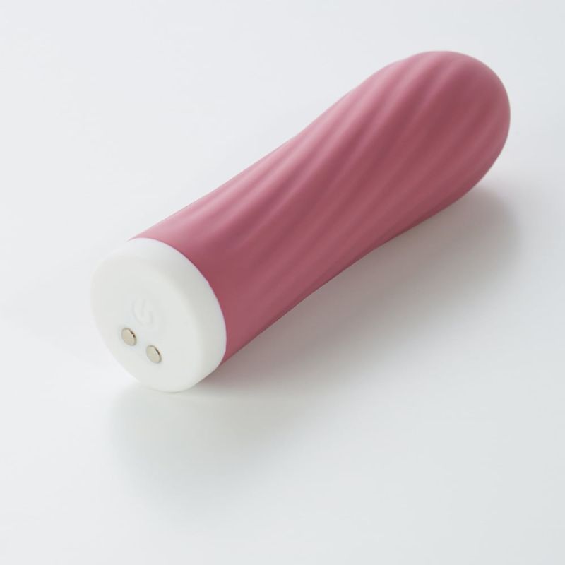 Міні-вібратор рельєфний Sweet Em Velvet Lure, рожевий вид 6