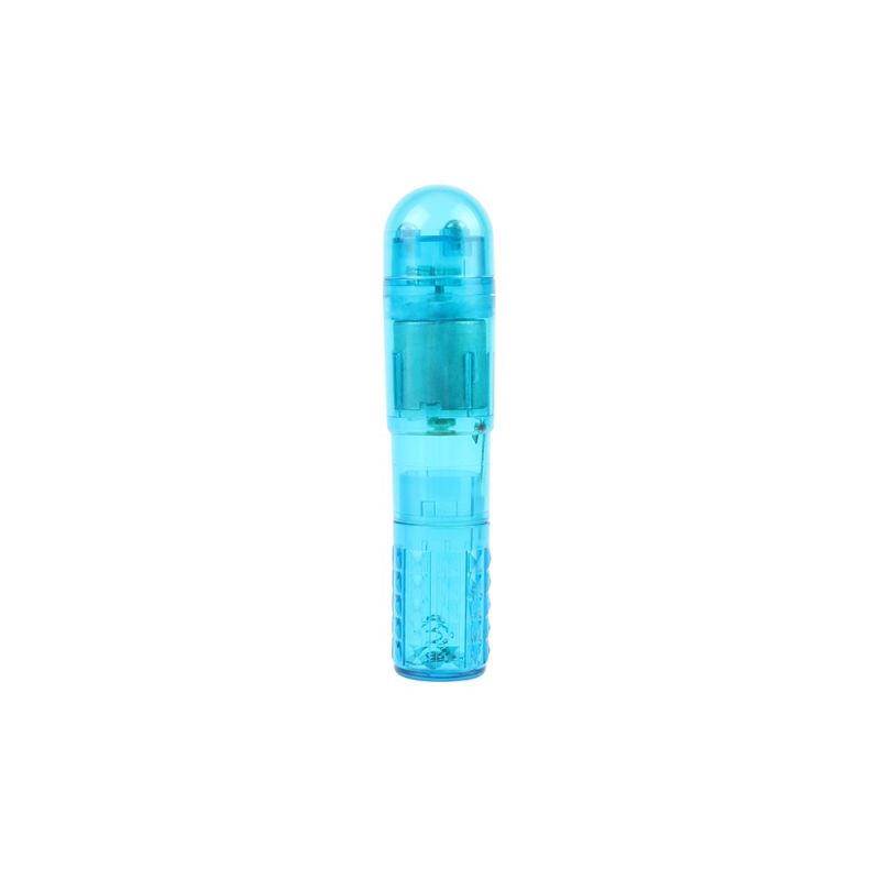 Міні-вібратор із змінними насадками Chisa Basic Luv Theory Ultimate Massager, блакитний вид 4